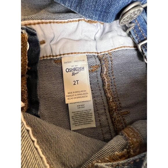 OshKosh Denim Overalls Fringe Hem - Picture 10 of 12